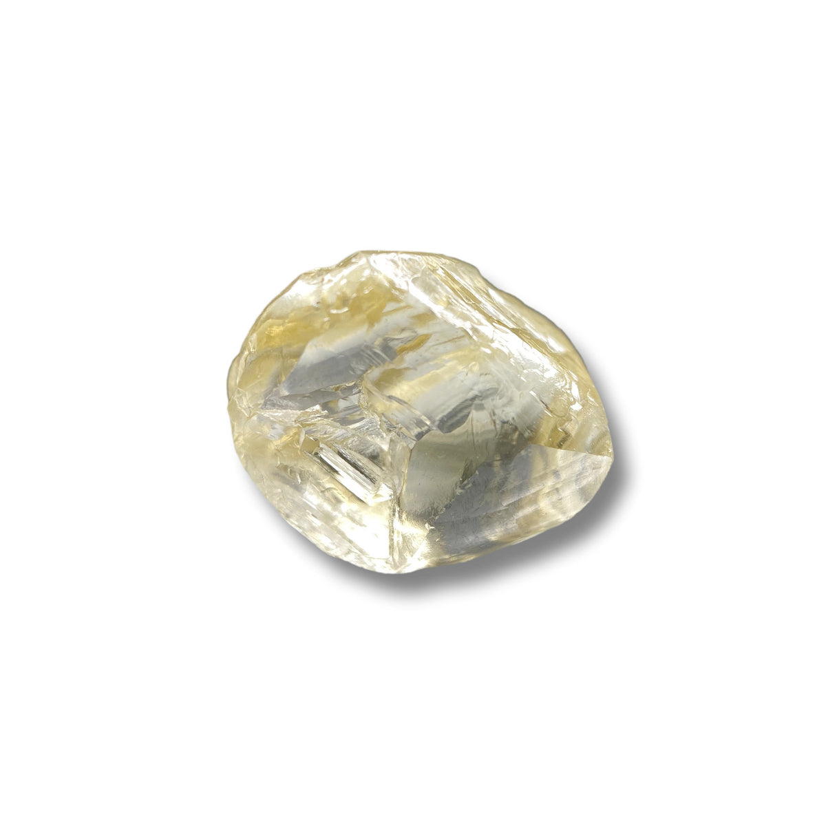 0.84ct | Fancy Light Brownish Yellow VS2 Pear Shape Lattice Cut Diamond (GIA) - Modern Rustic Diamond