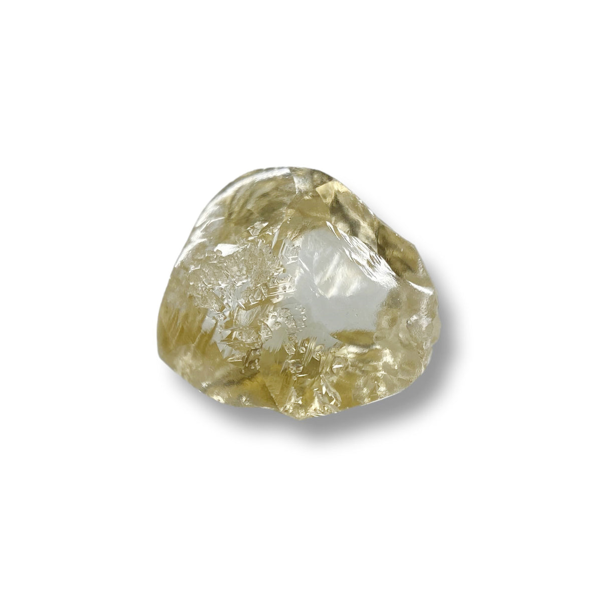 1.63ct | Champagne VVS2 Pear Shape Lattice Cut Diamond (GIA) - Modern Rustic Diamond