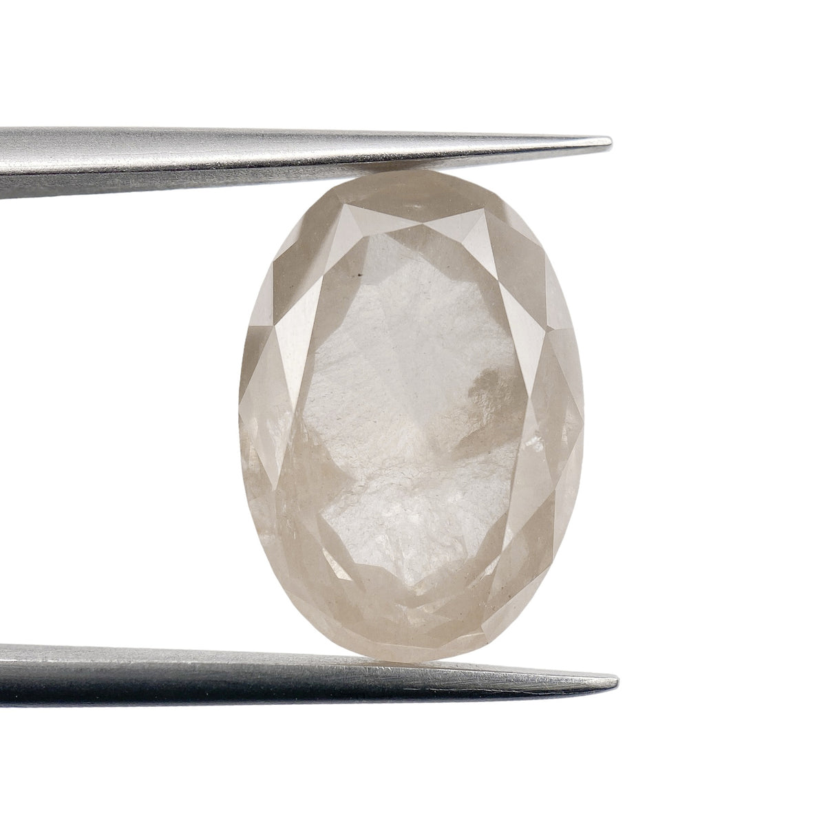 7.97ct | Salt & Pepper Oval Shape Brilliant Cut Diamond - Modern Rustic Diamond