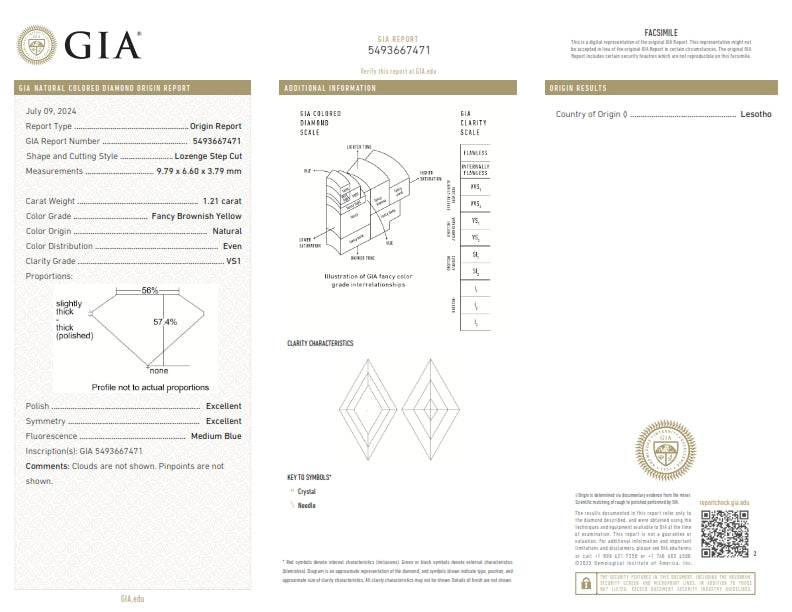 1.21ct | Champagne VS1 Lozenge Shape Step Cut Diamond (GIA) - Modern Rustic Diamond