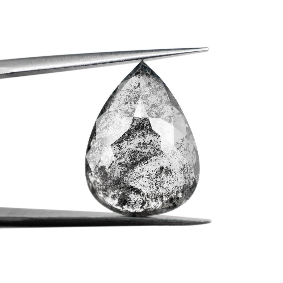 9.20ct | Rustic Pear Shape Brilliant Cut Diamond - Modern Rustic Diamond