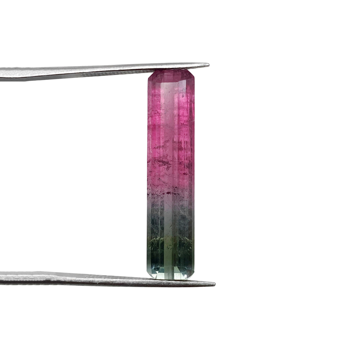 9.76ct |  Emerald Shape Step Cut Tourmaline - Modern Rustic Diamond