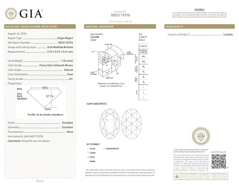 1.53ct | Cognac SI1 Oval Shape Rose Cut Diamond (GIA) - Modern Rustic Diamond
