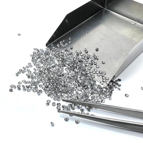 Salt & Pepper Diamond Round Brilliant Melee