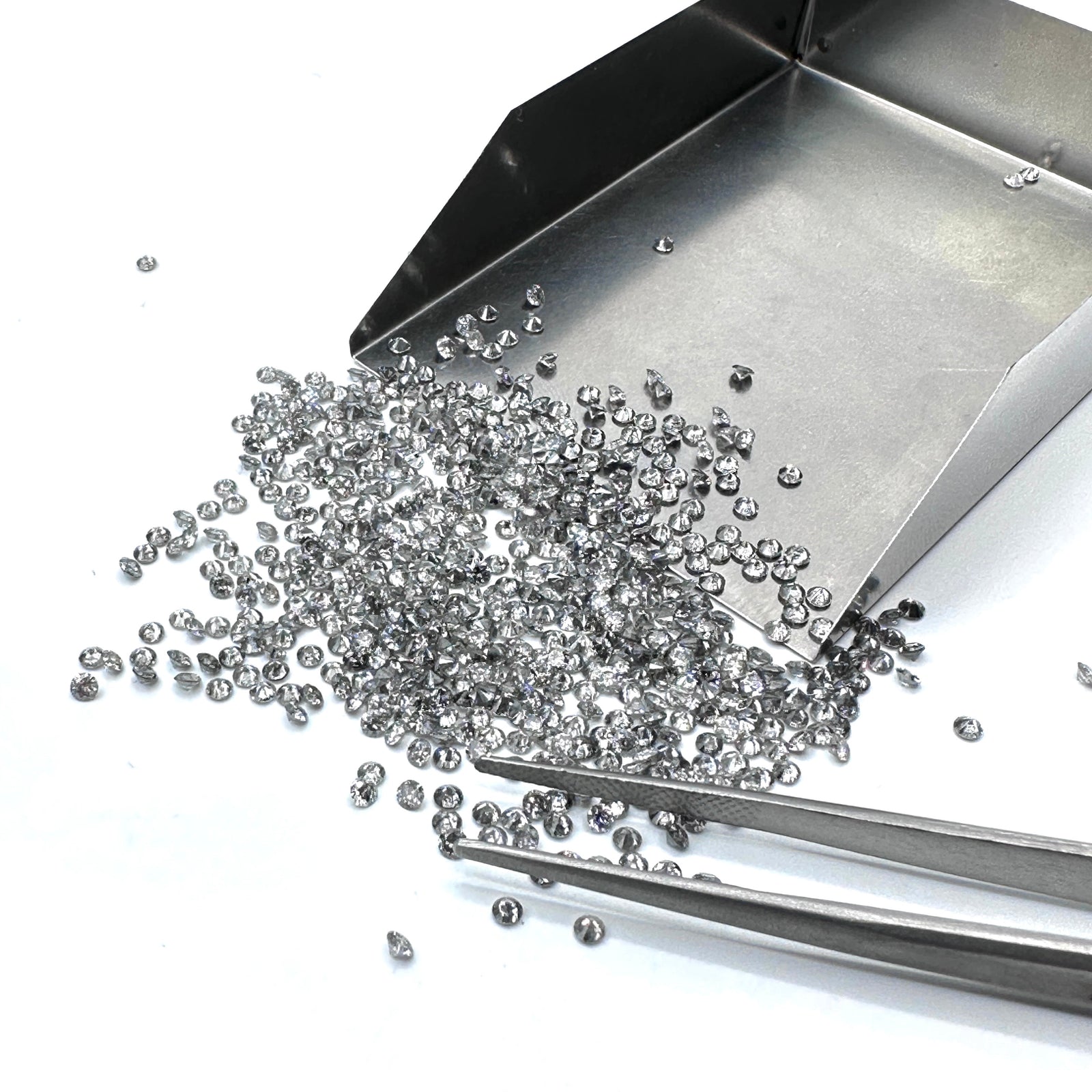 Salt & Pepper Diamond Round Brilliant Melee