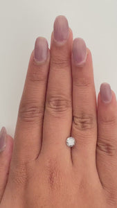 0.91ct | Salt & Pepper Cushion Shape Brilliant Cut Diamond - Modern Rustic Diamond