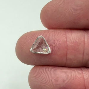 1.53ct | E-F/SI Trilliant Shape Rose Cut Diamond - Modern Rustic Diamond