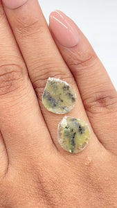 2.98cttw | Rstc  Pear Shape Rose Cut Diamond Matched Pair - Modern Rustic Diamond