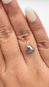 2.52ct | Rustic Trilliant Shape Rose Cut Diamond - Modern Rustic Diamond