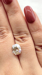 3.13ct | W-X/VS1 Cushion Shape Old Mine Cut Diamond (GIA) - Modern Rustic Diamond