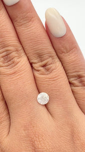 1.01ct | Salt & Pepper Round Shape Brilliant Cut Diamond - Modern Rustic Diamond