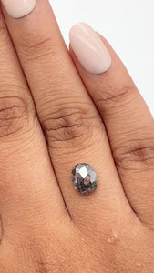 1.46ct | Rustic Oval Shape Rose Cut Diamond - Modern Rustic Diamond
