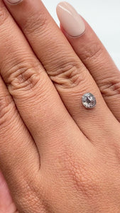 1.02ct | Salt & Pepper Cushion Shape Rose Cut Diamond - Modern Rustic Diamond