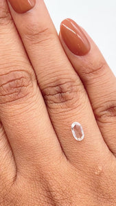 0.40ct | D/VVS2 Oval Shape Rose Cut Diamond - Modern Rustic Diamond