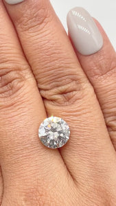3.20ct | L/VS2 Round Shape Brilliant Cut Diamond (GIA) - Modern Rustic Diamond
