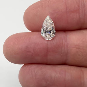 2.01ct | E/SI2 Pear Shape Brilliant Cut Diamond (GIA) - Modern Rustic Diamond