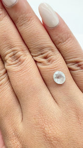 1.12ct | Salt & Pepper Oval Shape Rose Cut Diamond - Modern Rustic Diamond