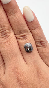 1.80ct | Rustic Oval Shape Rose Cut Diamond - Modern Rustic Diamond