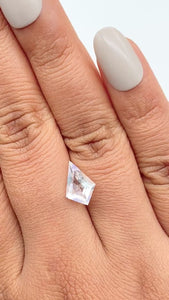 1.60ct |  Kite Shape Step Cut Moonstone - Modern Rustic Diamond