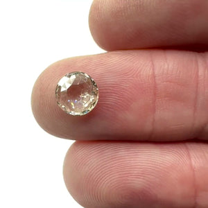 1.21ct | Light Color VVS Round Shape Rose Cut Diamond - Modern Rustic Diamond