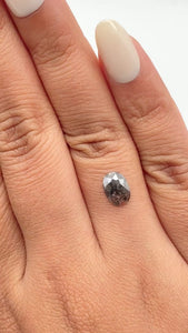 0.93ct | Rustic  Oval Shape Rose Cut Diamond - Modern Rustic Diamond