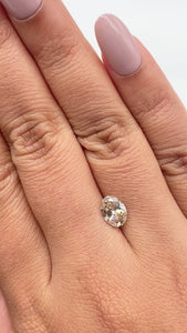 1.20ct | Champagne VVS Oval Shape Brilliant Cut Diamond - Modern Rustic Diamond