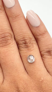 1.08ct | Rustic Oval Shape Rose Cut Diamond - Modern Rustic Diamond