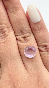 3.76ct |  Round Shape  Moonstone - Modern Rustic Diamond