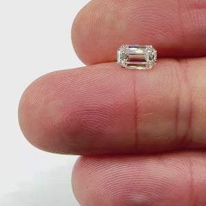 1.01ct | J/SI2 Emerald Shape Step Cut Diamond (IGI) - Modern Rustic Diamond