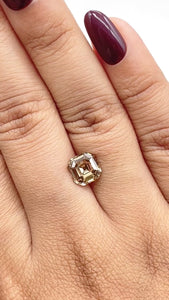 2.09ct | Cognac VS2 Asscher Shape Step Cut Diamond (GIA) - Modern Rustic Diamond