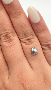 1.10ct | Rustic  Pear Shape Rose Cut Diamond - Modern Rustic Diamond