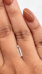 0.39ct | D/VS1 Bullet Shape Step Cut Diamond - Modern Rustic Diamond