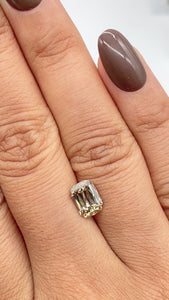 1.62ct | Fancy Light Brownish Yellow SI2 Cushion Shape Brilliant Cut Diamond (GIA) - Modern Rustic Diamond