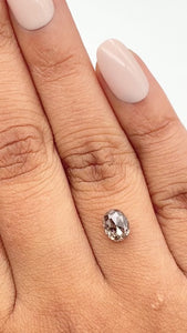 1.06ct | Rustic Oval Shape Rose Cut Diamond - Modern Rustic Diamond