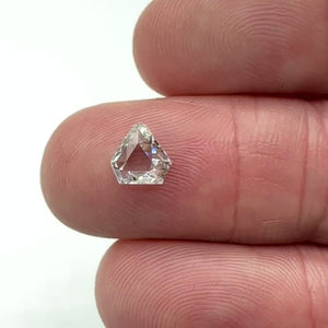 1.00ct | D/SI Shield Shape Rose Cut Diamond - Modern Rustic Diamond