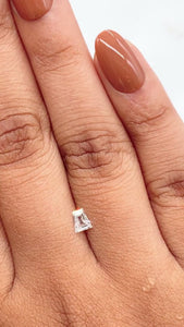 0.22ct | E/VS1 Baguette Shape Step Cut Diamond - Modern Rustic Diamond