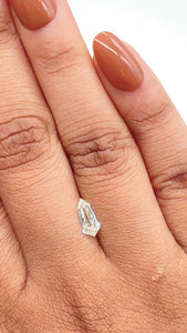 0.60ct | K/VVS2 Kite Shape Step Cut Diamond - Modern Rustic Diamond