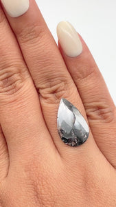 2.96ct | Rustic Pear Shape Rose Cut Diamond - Modern Rustic Diamond