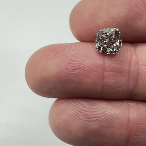 2.22ct | Champagne SI2 Cushion Shape Brilliant Cut Diamond (GIA) - Modern Rustic Diamond