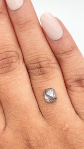 1.06ct | Rustic Cushion Shape Rose Cut Diamond - Modern Rustic Diamond