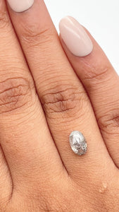 1.17ct | Rustic Oval Shape Rose Cut Diamond - Modern Rustic Diamond