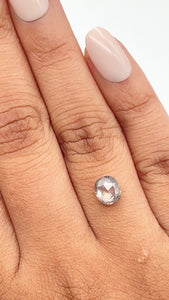 1.26ct | Rustic Cushion Shape Rose Cut Diamond - Modern Rustic Diamond