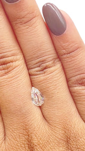 1.01ct | J/VS1 Pear Shape Step Cut Diamond (GIA) - Modern Rustic Diamond