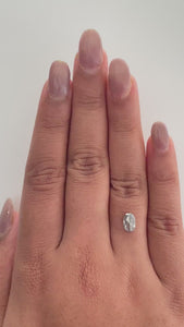 1.07ct | Rustic  Oval Shape Rose Cut Diamond - Modern Rustic Diamond