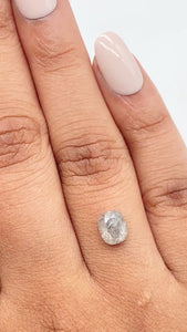 1.22ct | Rustic  Cushion Shape Rose Cut Diamond - Modern Rustic Diamond