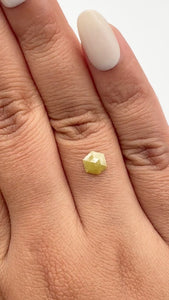 0.62ct | Rustic  Hexagon Shape Rose Cut Diamond - Modern Rustic Diamond