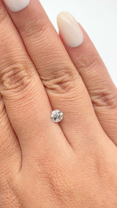 0.56ct | Rustic Round Shape Brilliant Cut Diamond - Modern Rustic Diamond