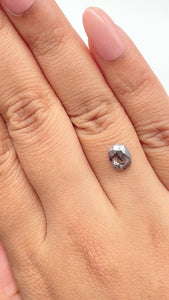 1.26ct | Rustic Oval Shape Rose Cut Diamond - Modern Rustic Diamond