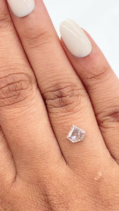 0.58ct | Rustic Shield Shape Step Cut Diamond - Modern Rustic Diamond