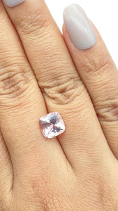 2.36ct |  Cushion Shape  Morganite - Modern Rustic Diamond